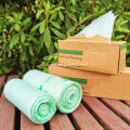 Sacos de lixo compostáveis ​​do hotel biodegradável de 100%